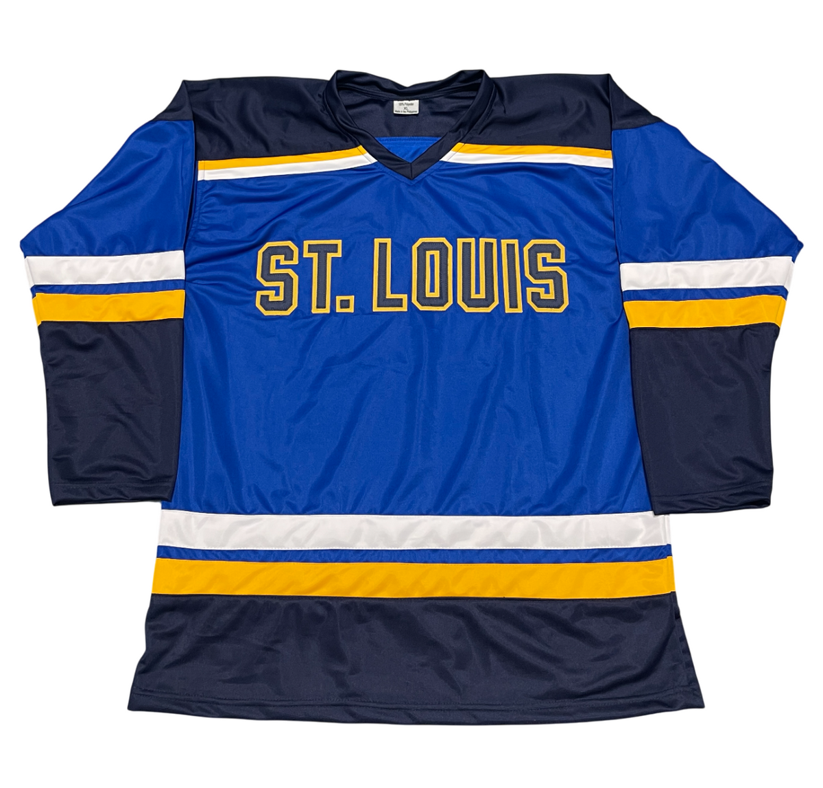 Brett Hull &amp; Adam Oates Dual Signed Blues Custom Jersey Beckett Witness BAS COA