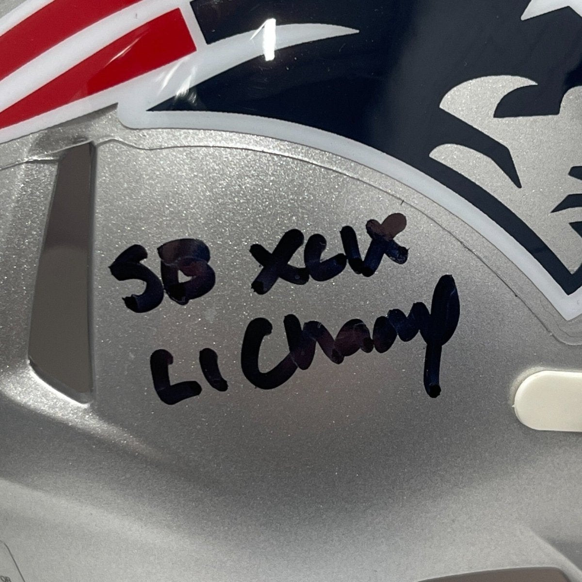 Rob Ninkovich Signed Patriots Speed Mini Helmet w/ SB XLIX LI Beckett W BAS COA