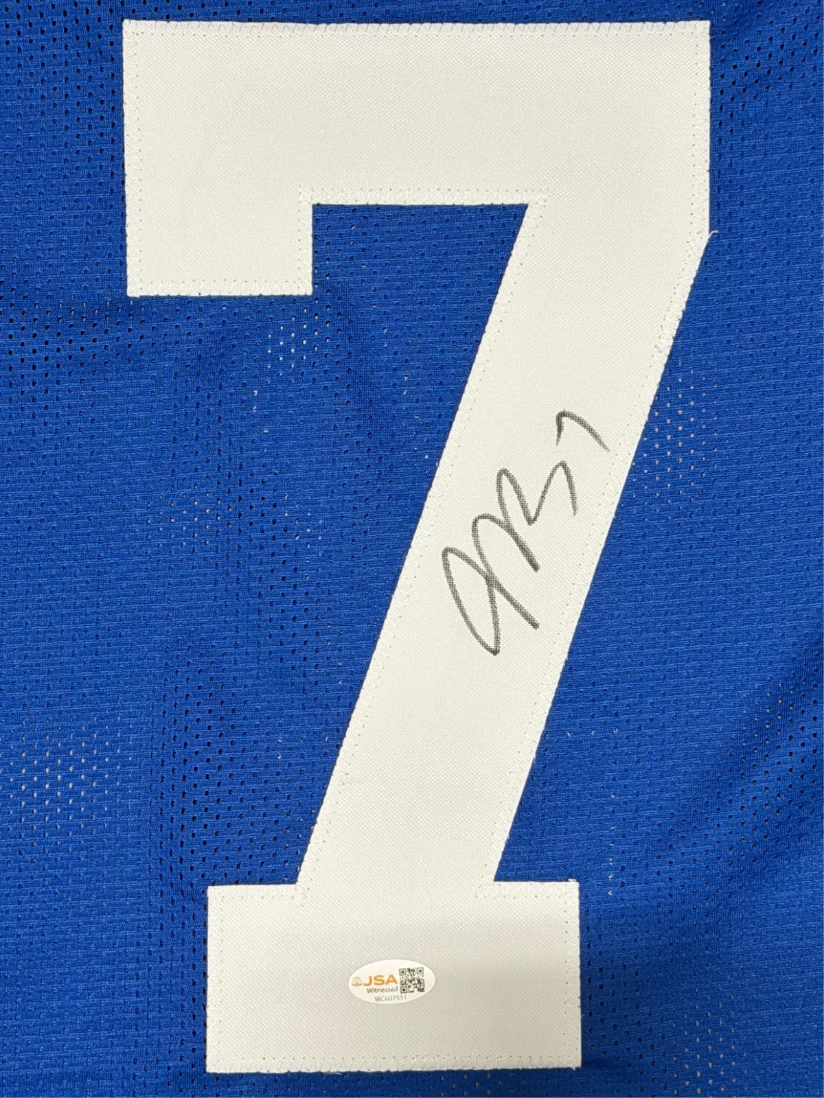 Jacoby Brissett Signed Indianapolis Colts Custom Jersey JSA Witness COA