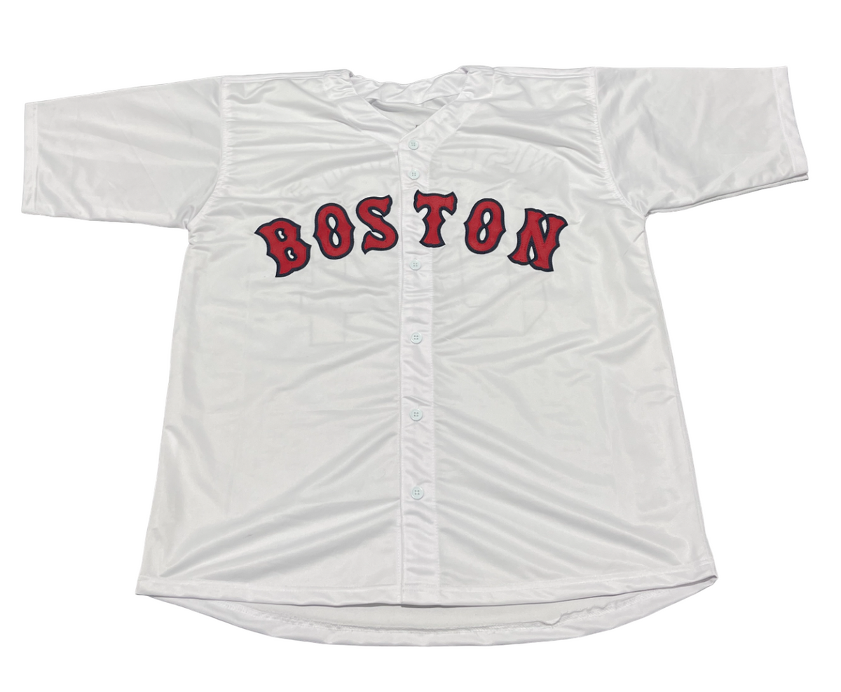 2004 Boston Red Sox Team Signed Custom Jersey w/ 10 Sigs Beckett Witness BAS COA