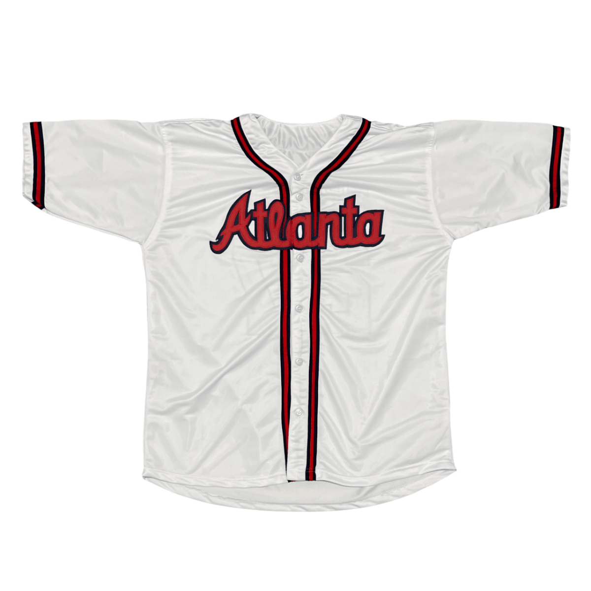 Fred McGriff Signed Atlanta Braves Custom Jersey Beckett Witness BAS COA