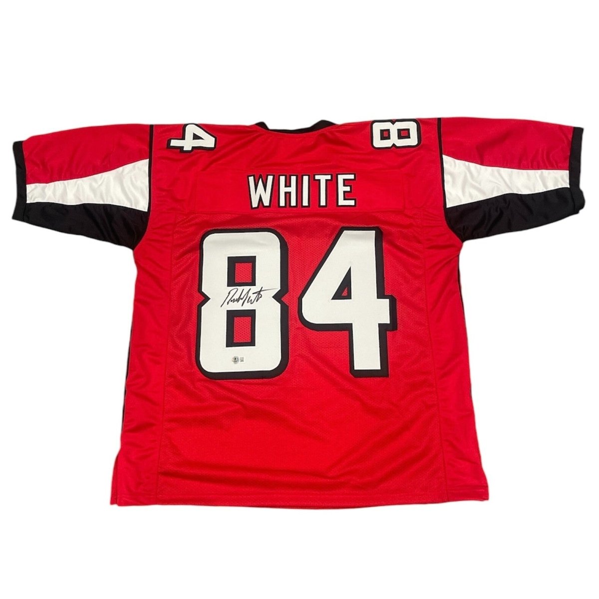 Roddy White Signed Atlanta Falcons Custom Jersey Beckett Witness BAS COA