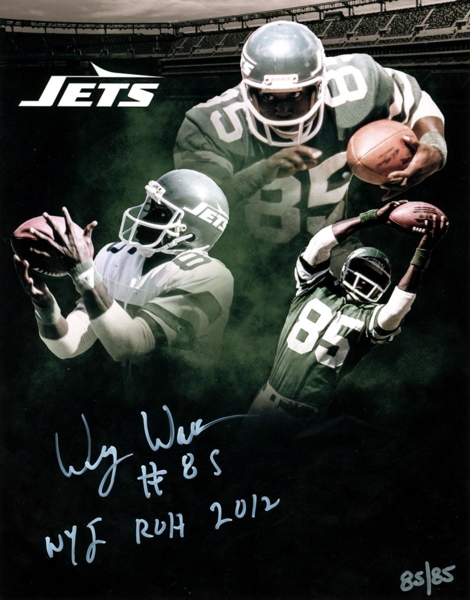 Wesley Walker Signed Jets 8x10 Photo w NYJ ROH 2012 LE JSY #85/85 LSCM COA