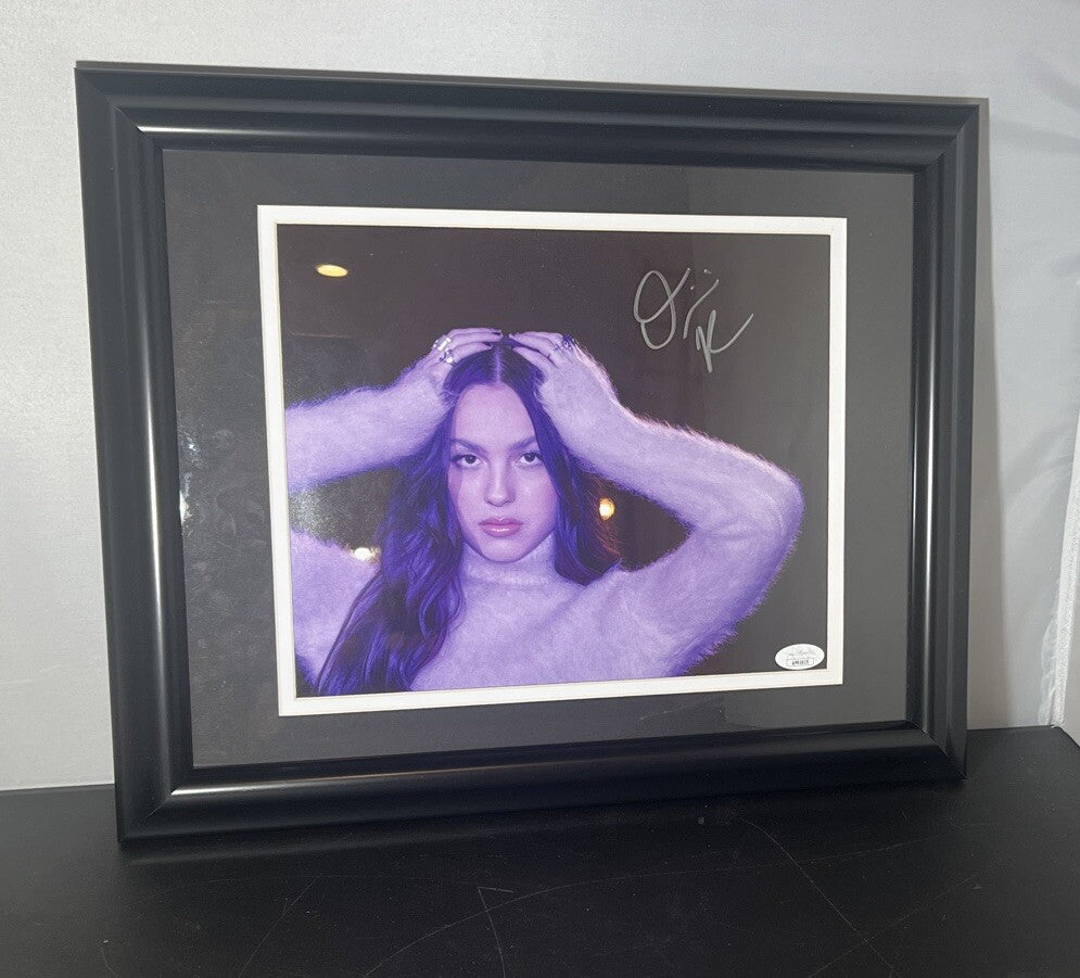 Olivia Rodrigo Signed 11x14 Framed Photo JSA COA Hot Pop Music Star Guts