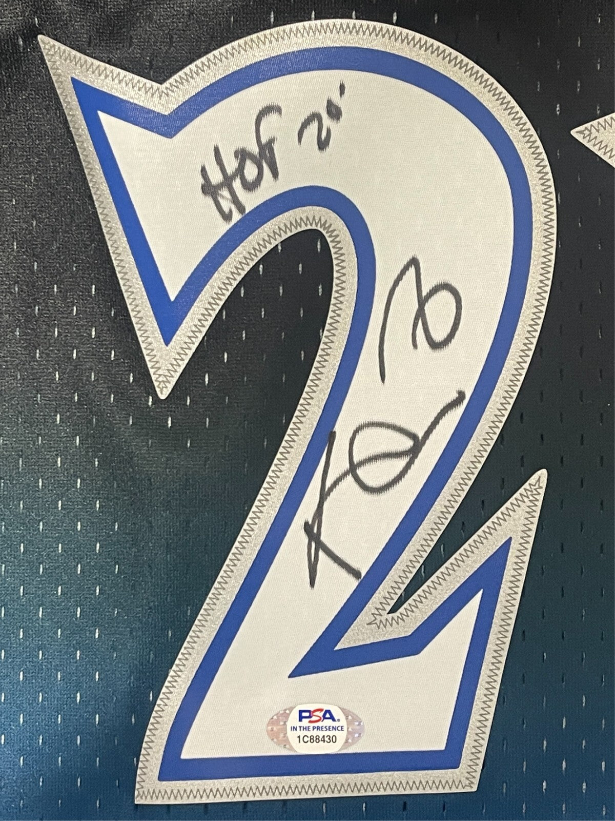 Kevin Garnett Signed Auto M&amp;N Swingman Timberwolves Jersey w/ HOF 2020 PSA COA
