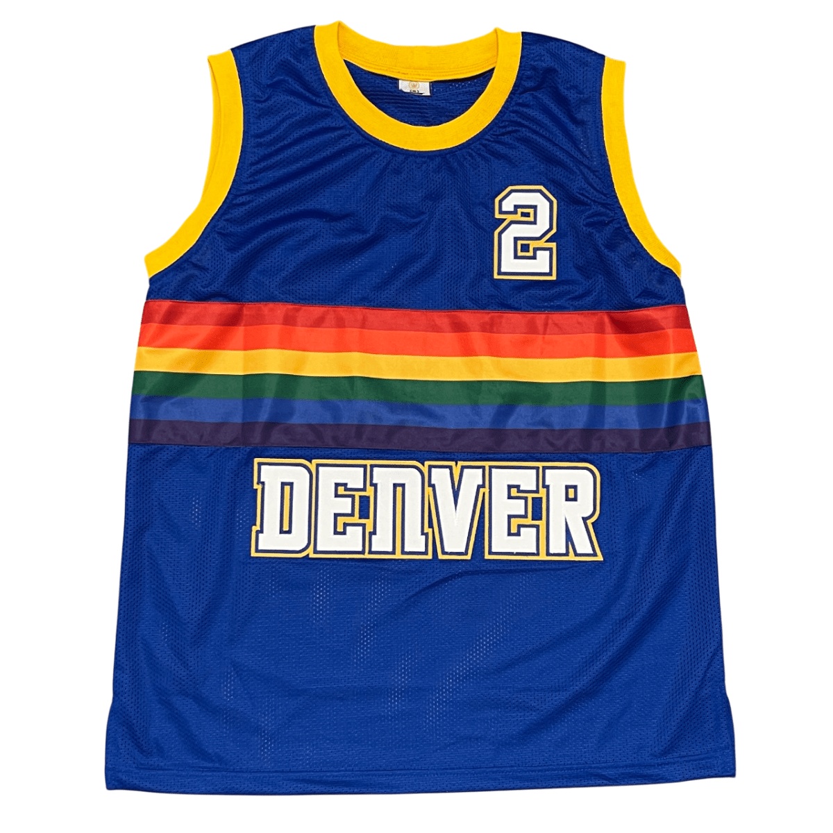 Alex English Signed Denver Nuggets Custom Jersey w/ HOF 97 Beckett Wit BAS COA