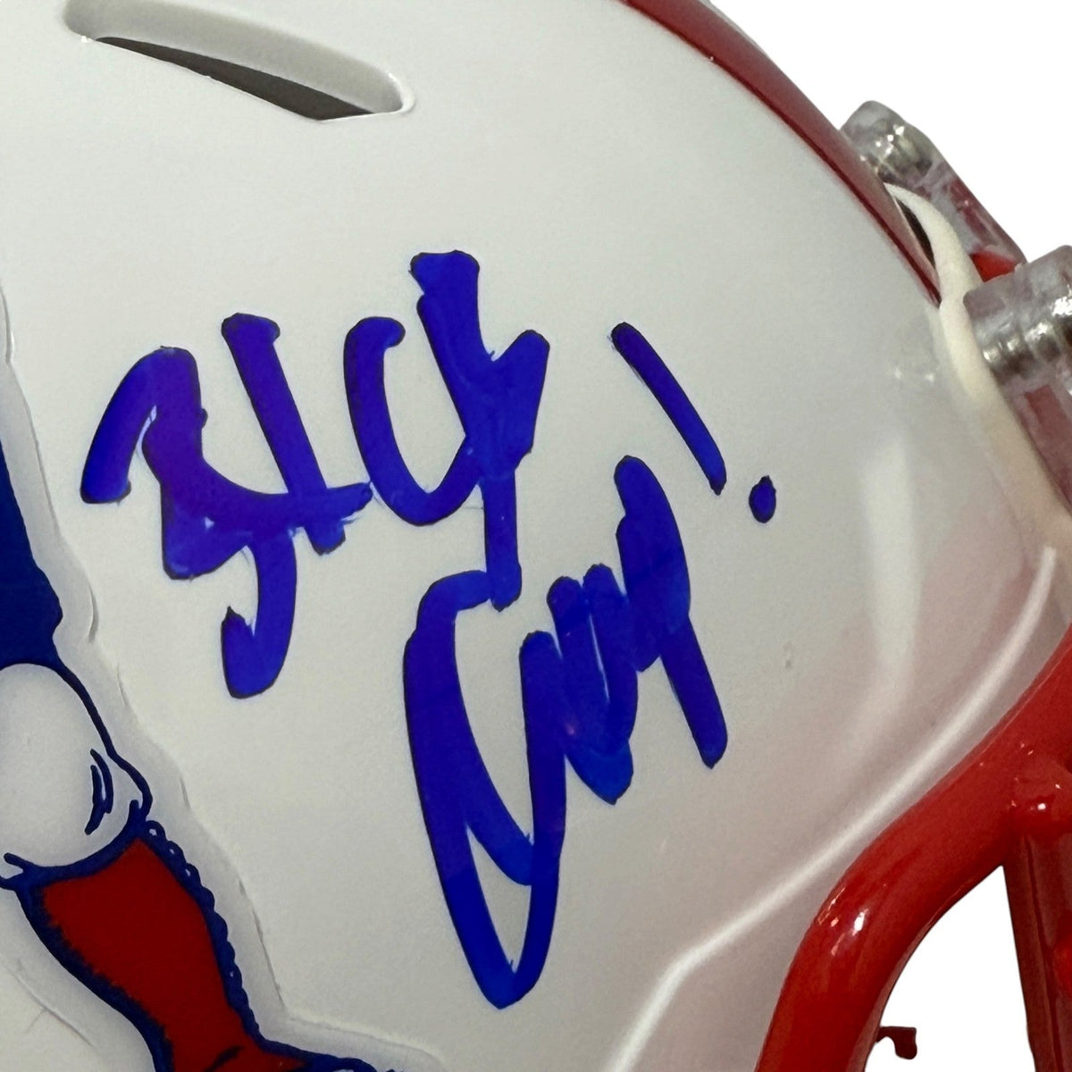 Ted Johnson Signed Patriots TB Mini Helmet w/ 3x SB Champ JSA Witness COA