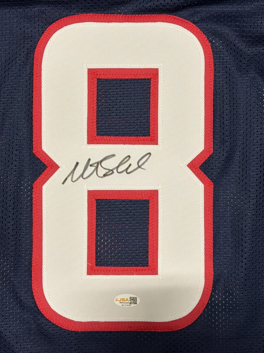 Matt Schaub Signed Houston Texans Custom Jersey JSA Witness COA
