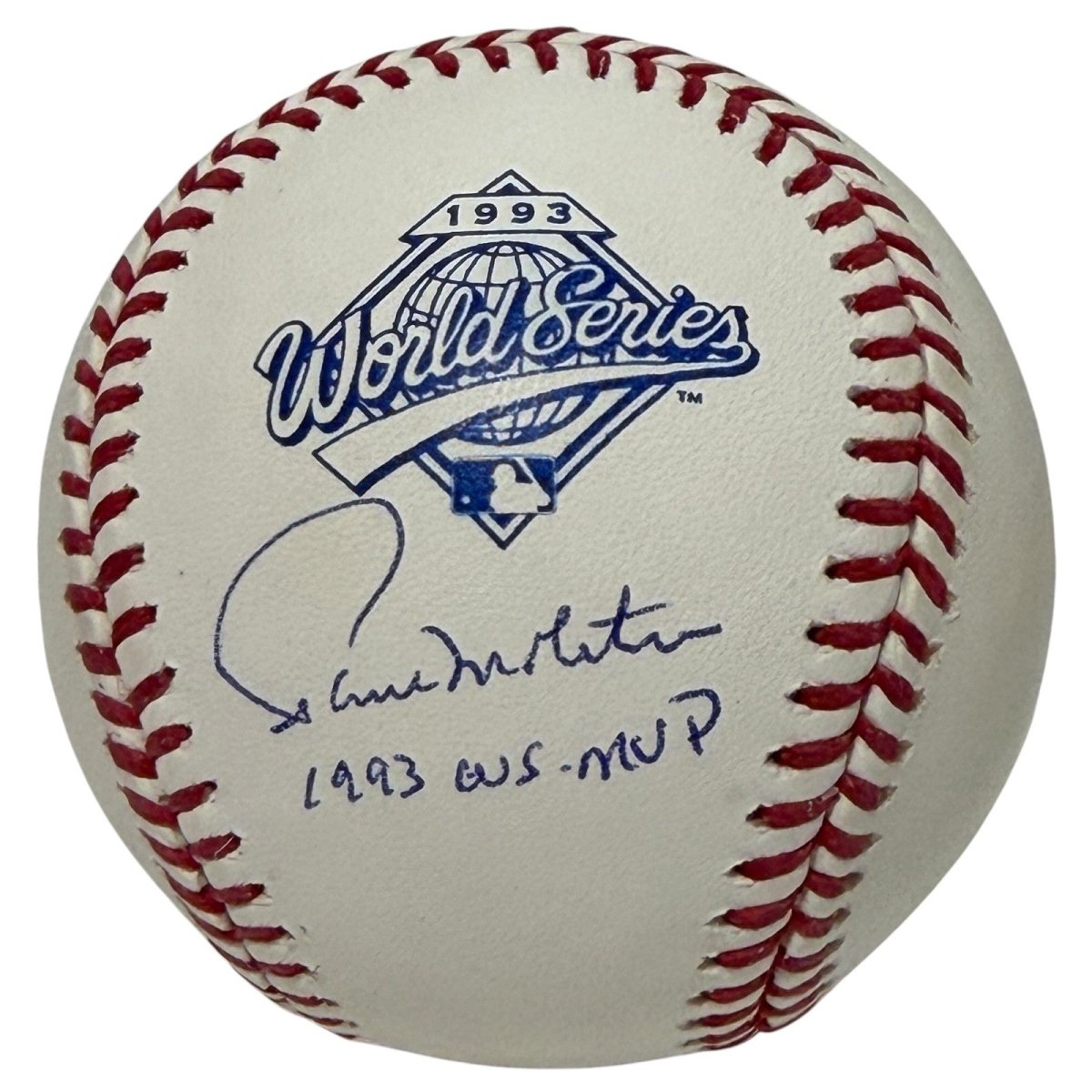Paul Molitor Signed 1993 World Series Baseball w/ 1993 WS MVP JSA Witness COA