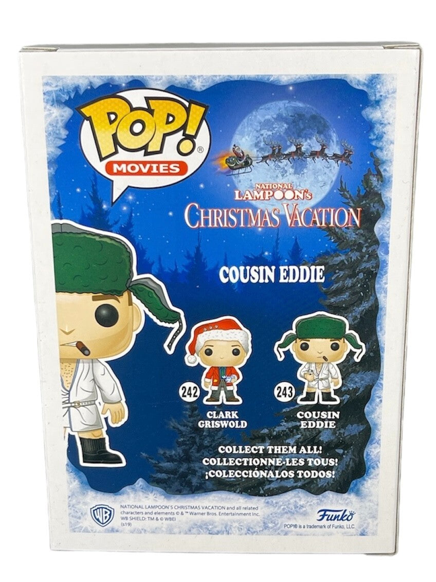 Randy Quaid Signed Auto Eddie Christmas Vacation Funko Pop Sh***ers Full BAS COA