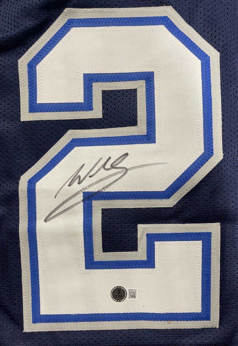 Willis McGahee Signed Buffalo Bills Custom Jersey Beckett Witness BAS COA