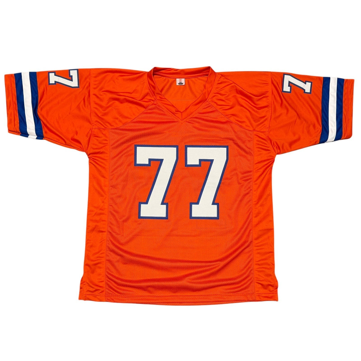 Karl Meckleburg Signed Autographed Denver Broncos Custom Jersey JSA Witness COA