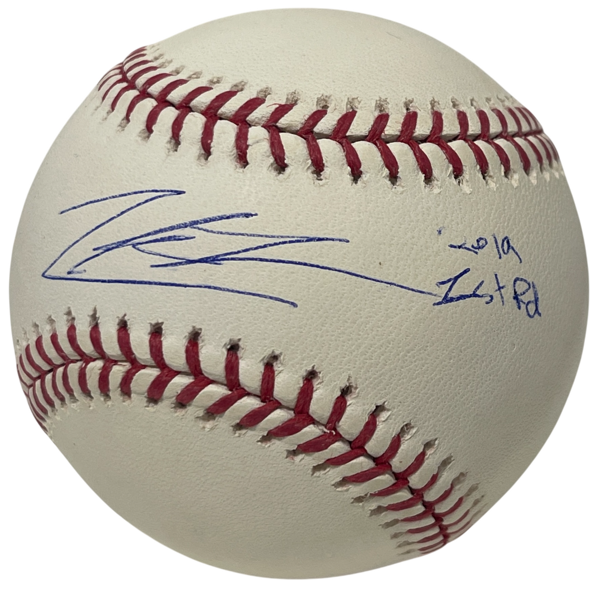 Zack Thompson Signed Autographed ROMLB Baseball w 2019 1st Rd Cardinals LSCM COA