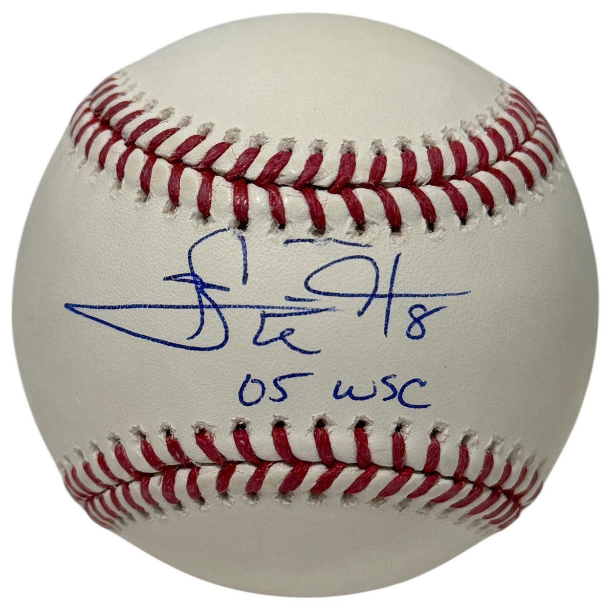 Carl Everett Signed Autographed ROMLB Baseball w/ 05 WSC JSA Witness COA
