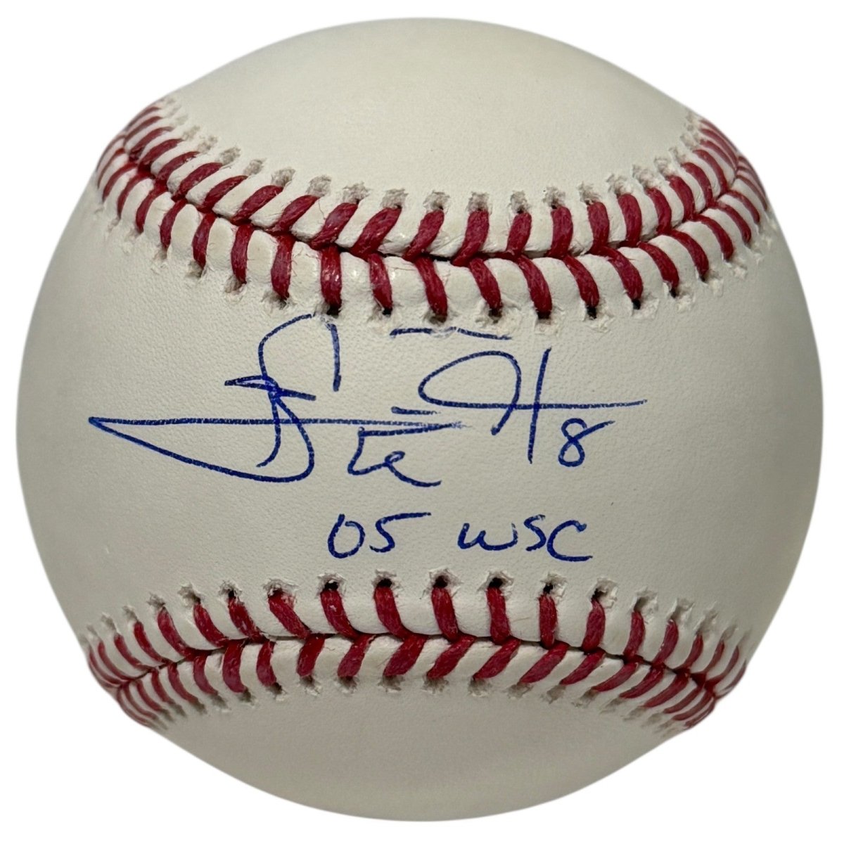 Carl Everett Signed Autographed ROMLB Baseball w/ 05 WSC JSA Witness COA