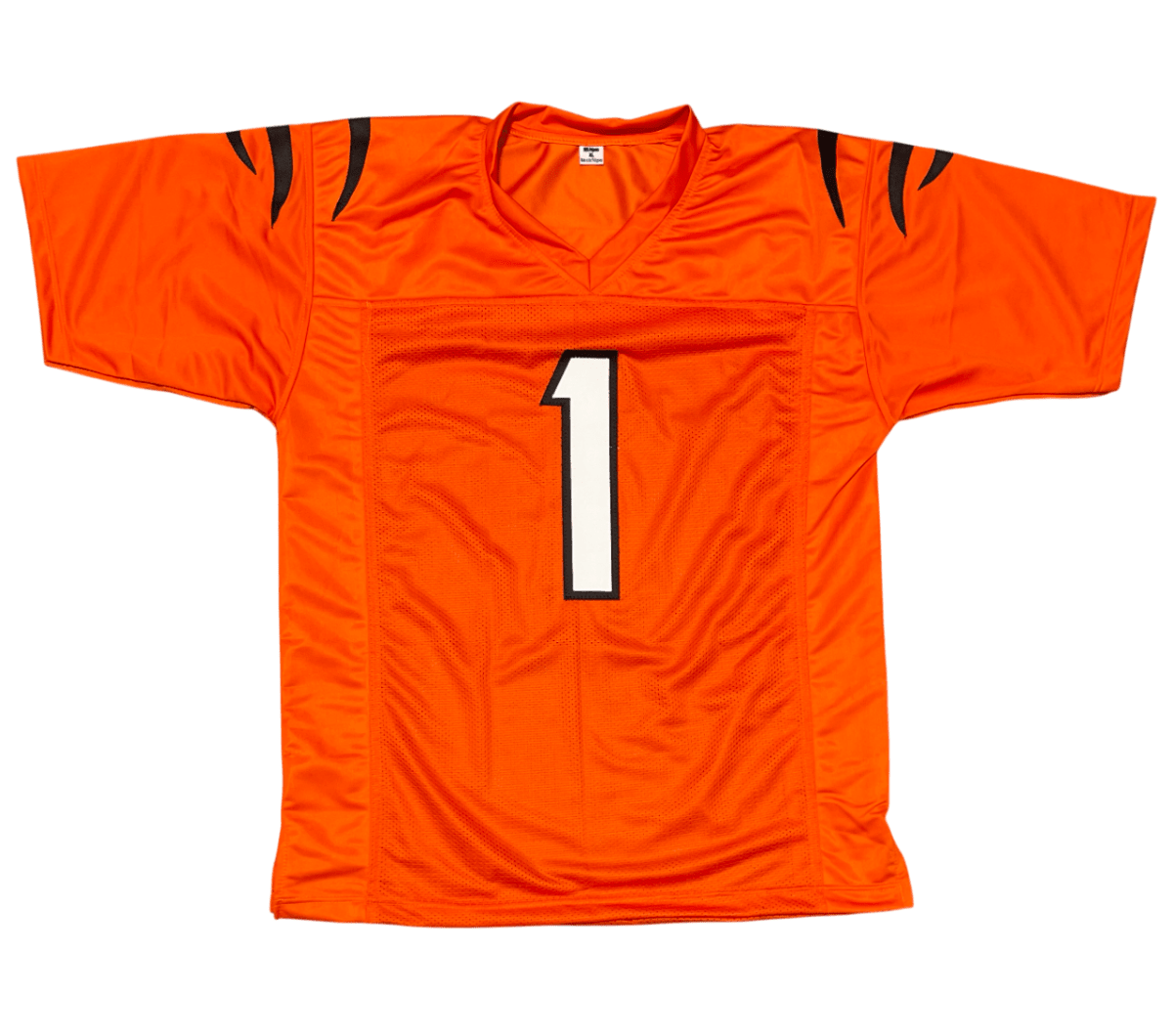 Ja'Marr Chase Signed Cincinnati Bengals Custom Orange Jersey Beckett BAS COA