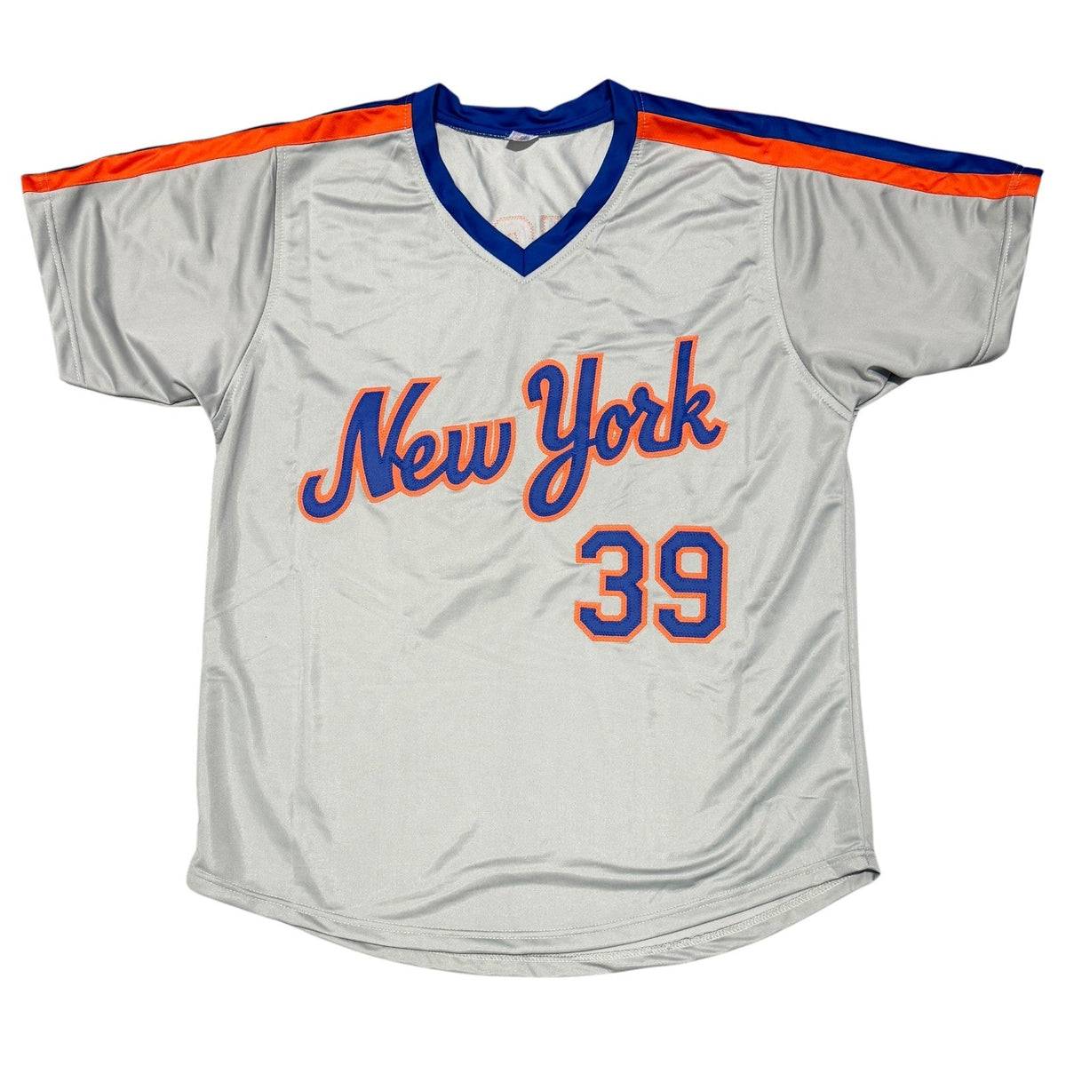 Doug Sisk Signed New York Mets Custom Jersey w/ 86 WSC JSA Witness COA