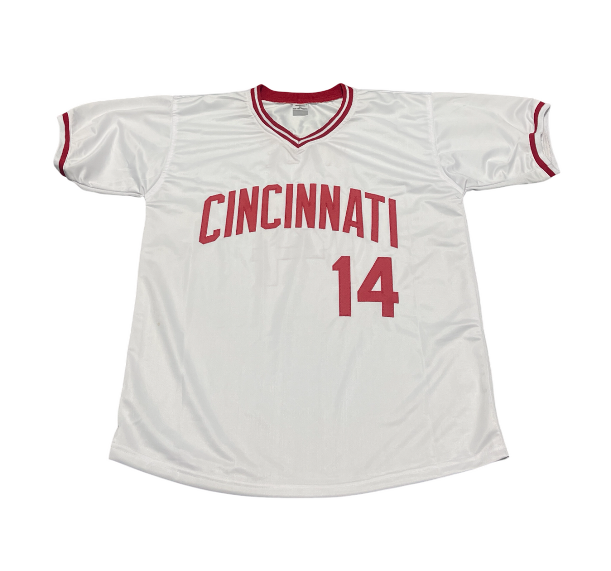 Pete Rose Signed Cincinnati Reds Custom Im Sorry I Bet Jersey JSA COA