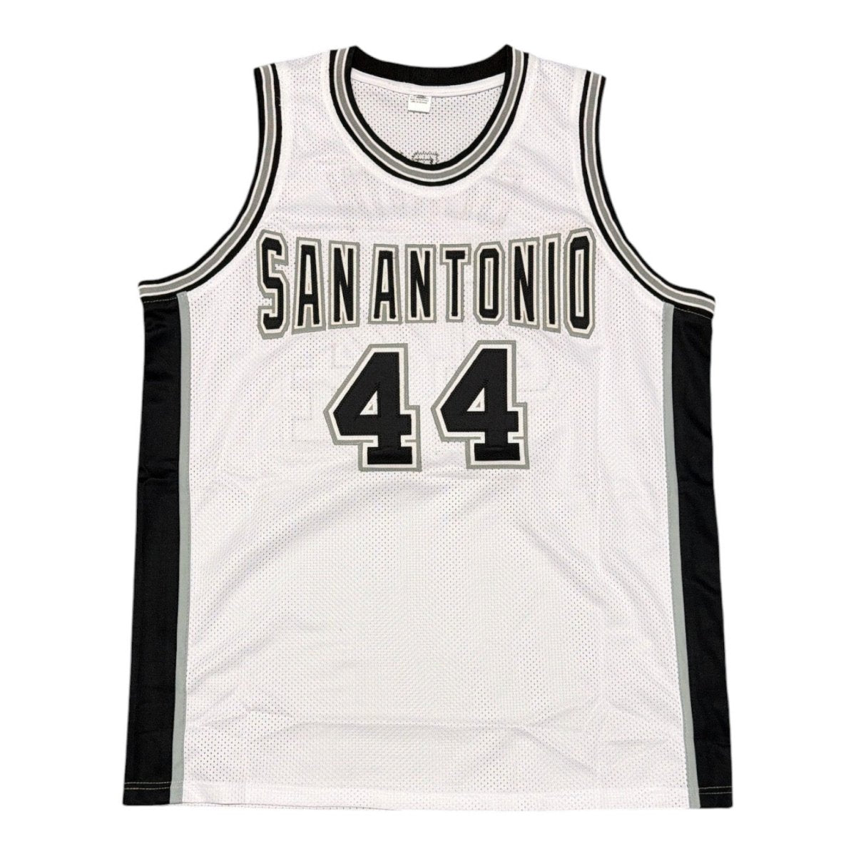 George Gervin Signed San Antonio Spurs Custom Jersey w/ HOF 96 Beckett W BAS COA