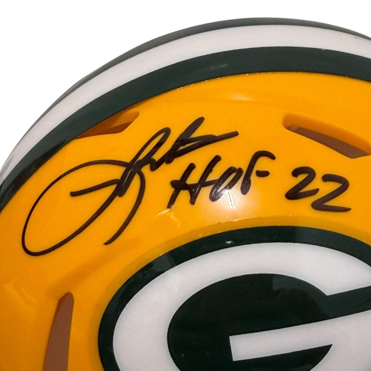 LeRoy Butler Signed Packers Speed Mini Helmet w/ HOF 22 JSA Witness COA