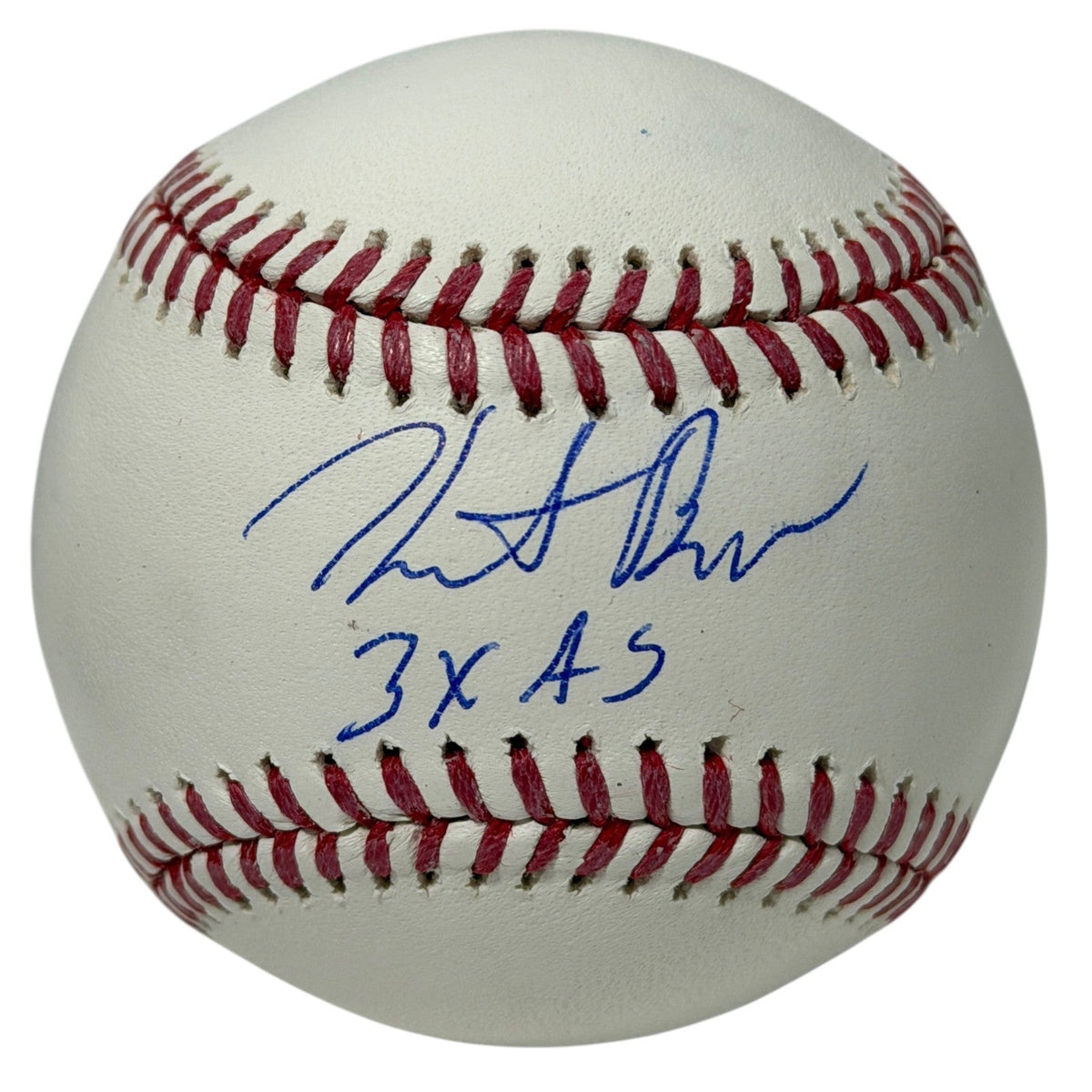 Heath Bell Signed Autographed ROMLB Baseball w/ 3x AS JSA Witness COA Padres