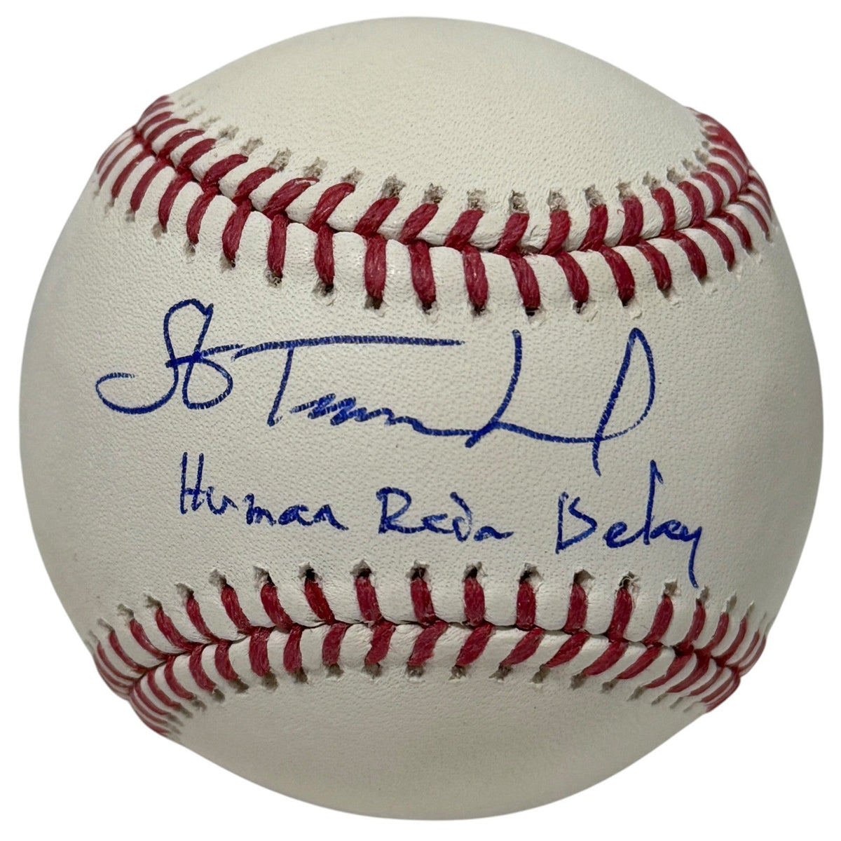 Steve Trachsel Signed ROMLB Baseball w/ Human Rain Delay Insc JSA Witness COA