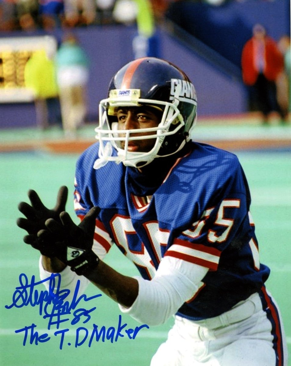 Stephen Baker Signed Autographed Giants 8x10 Photo w/ The TD Maker LSCM COA #1