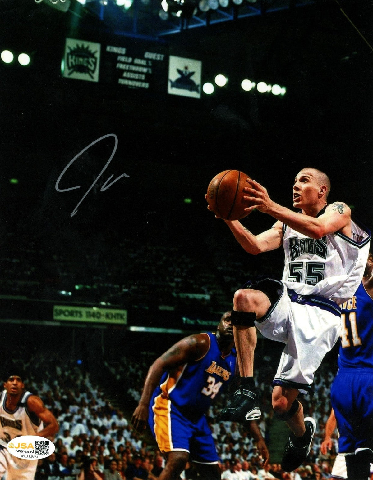 Jason Williams Signed Autographed Sacramento Kings 8x10 Photo JSA Witness COA #2