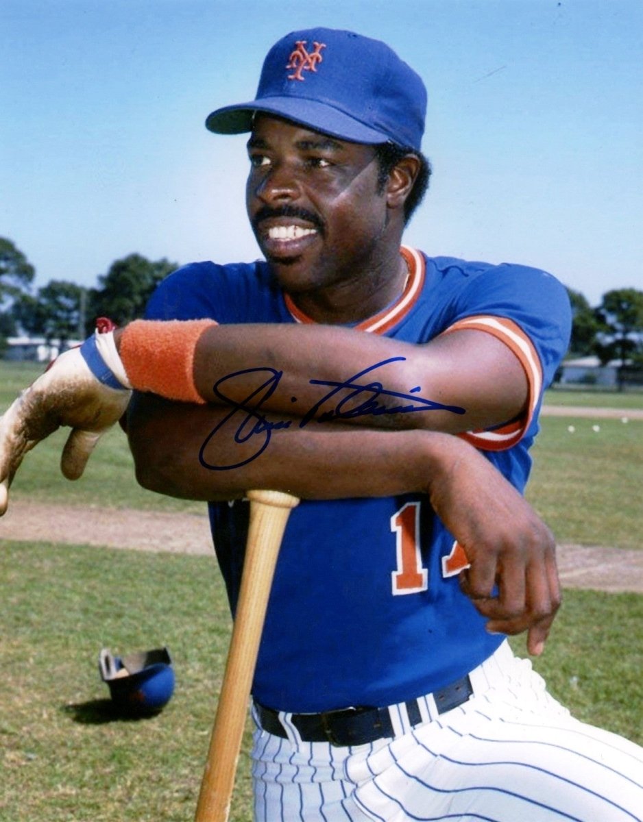 Ellis Valentine Signed Autographed New York Mets 8x10 Photo LSCM COA