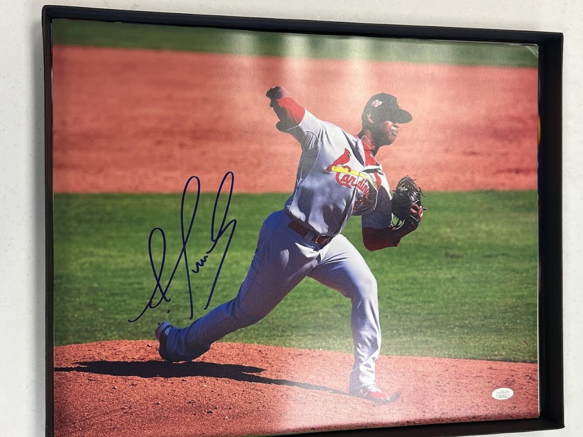 Alex Reyes Signed Autographed 16x20 Photo JSA COA St. Louis Cardinals C