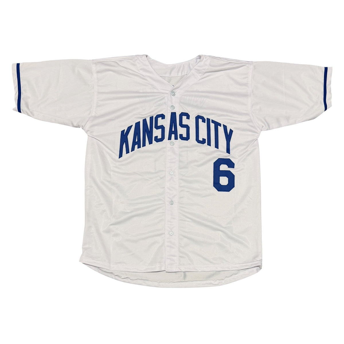 Willie Wilson Signed Kansas City Royals Custom Jersey w/ 2 Ins JSA Witness COA