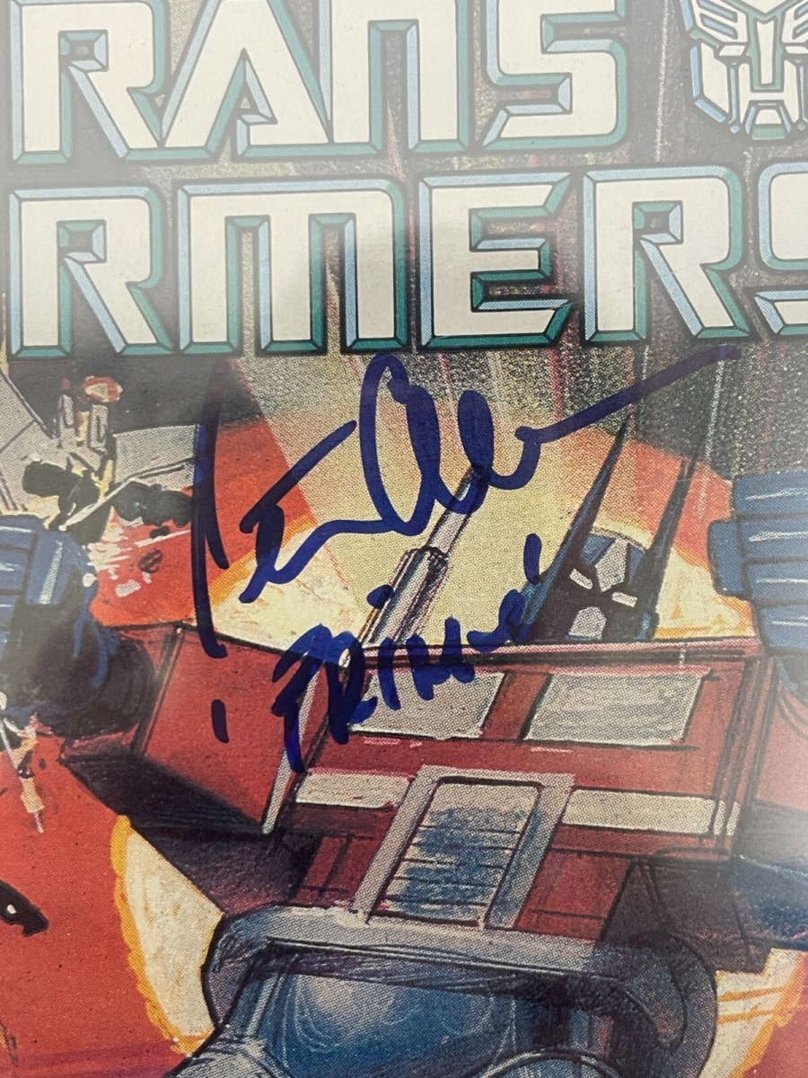 Peter Cullen Signed Marvel Transformers 1 September 1984 Newsstand CGC 8.5 Prime
