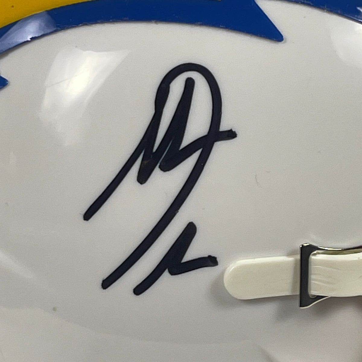 Antonio Gates Signed Chargers Speed Mini Helmet Beckett Witness BAS COA
