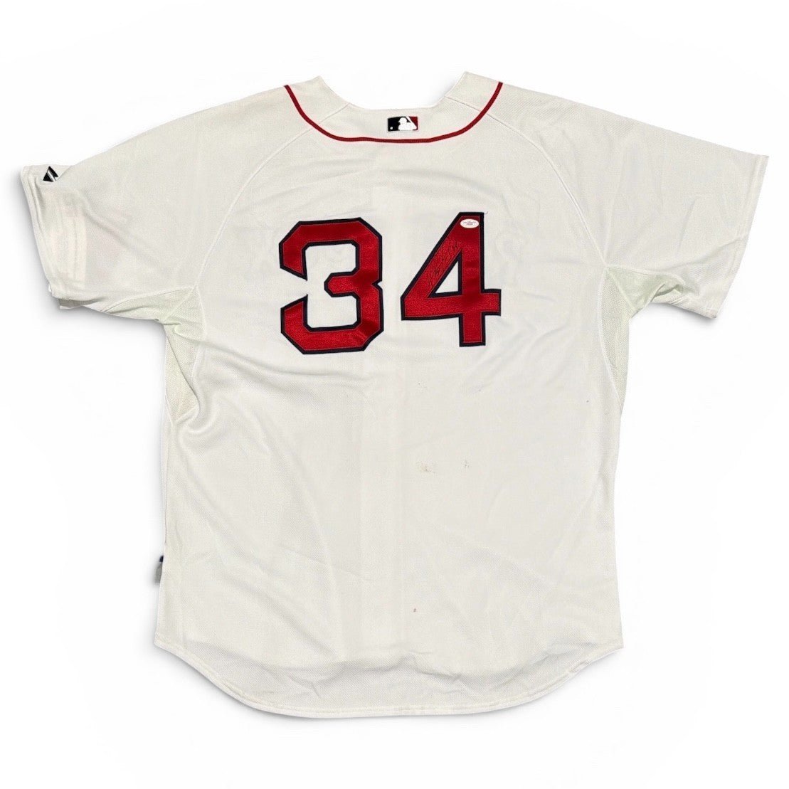 David Ortiz Signed Autographed Boston Red Sox Majestic Jersey w/ BP Insc JSA COA
