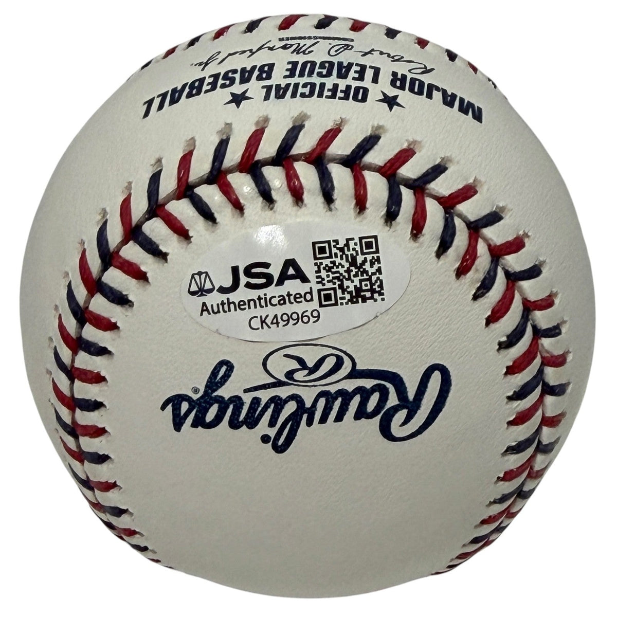 Ethan Petry Signed Autographed Washington Nationals Logo Baseball JSA COA