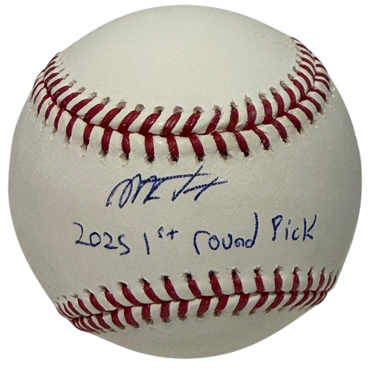 Mitch Voit Signed Autographed ROMLB Baseball w/ 2025 1st Rd Pick JSA Witness COA