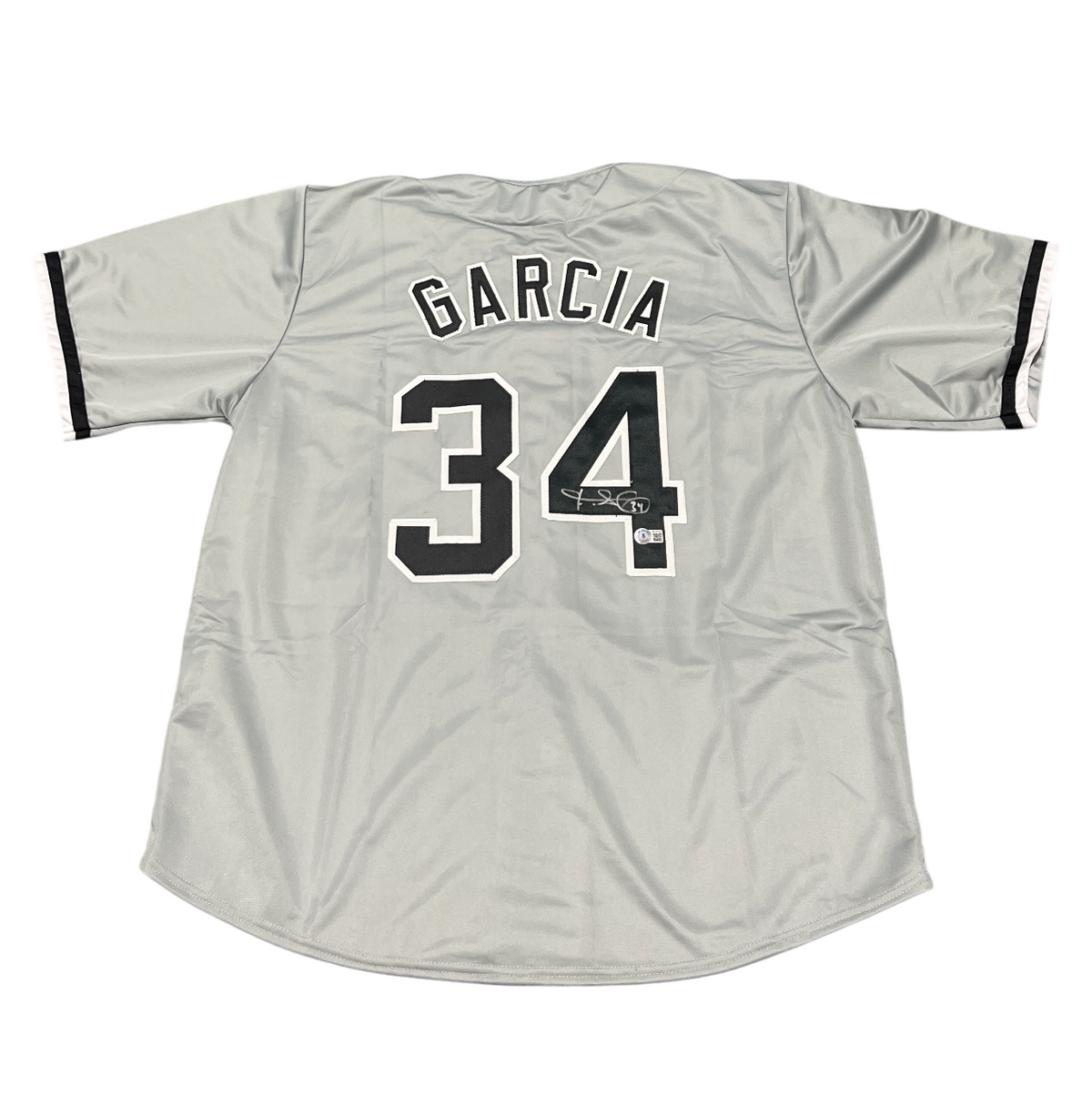 Freddy Garcia Signed Chicago White Sox Custom Grey Jersey Beckett BAS COA