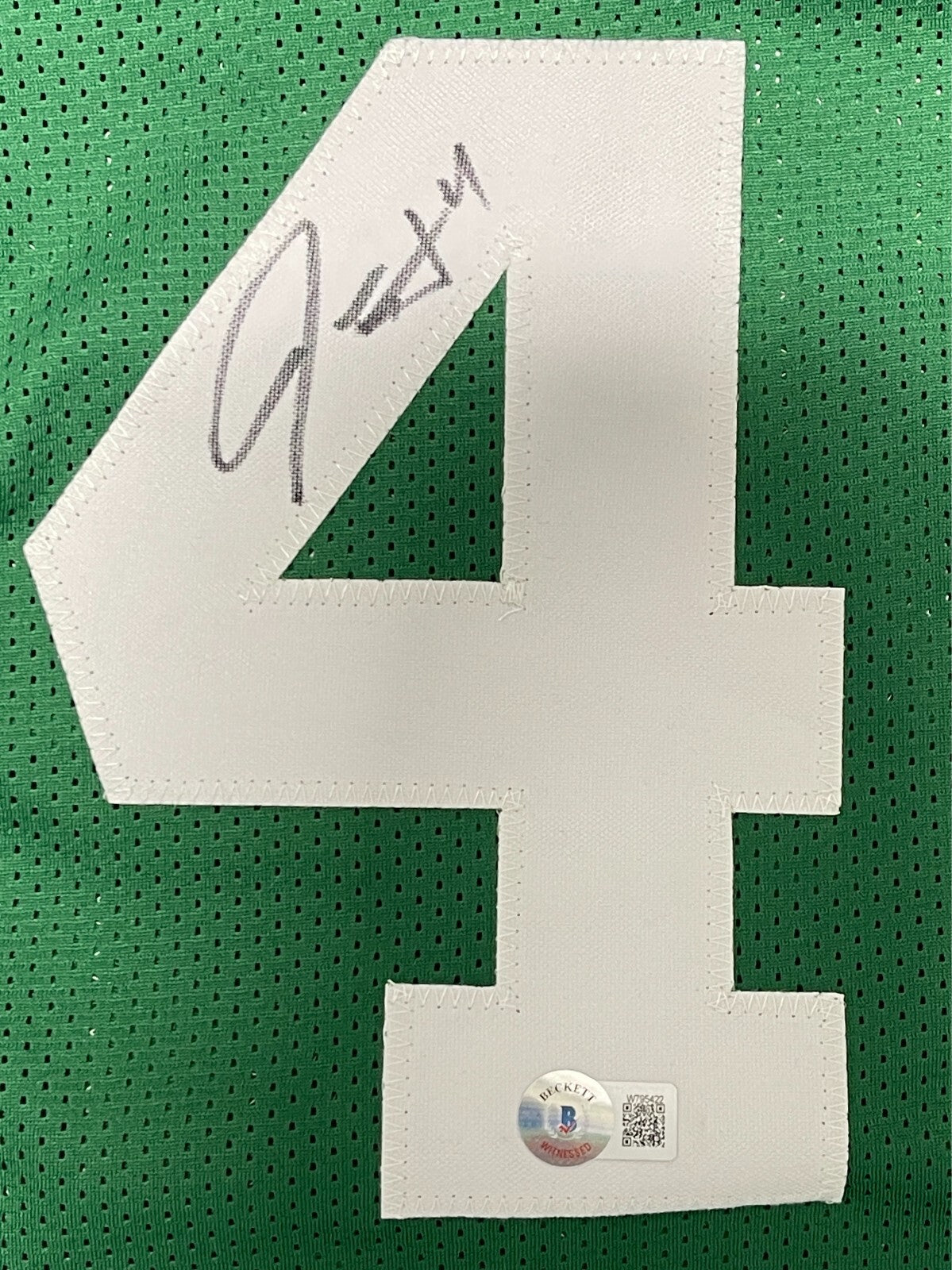 Jrue Holiday Signed Boston Celtics Custom Jersey Beckett Witness BAS COA