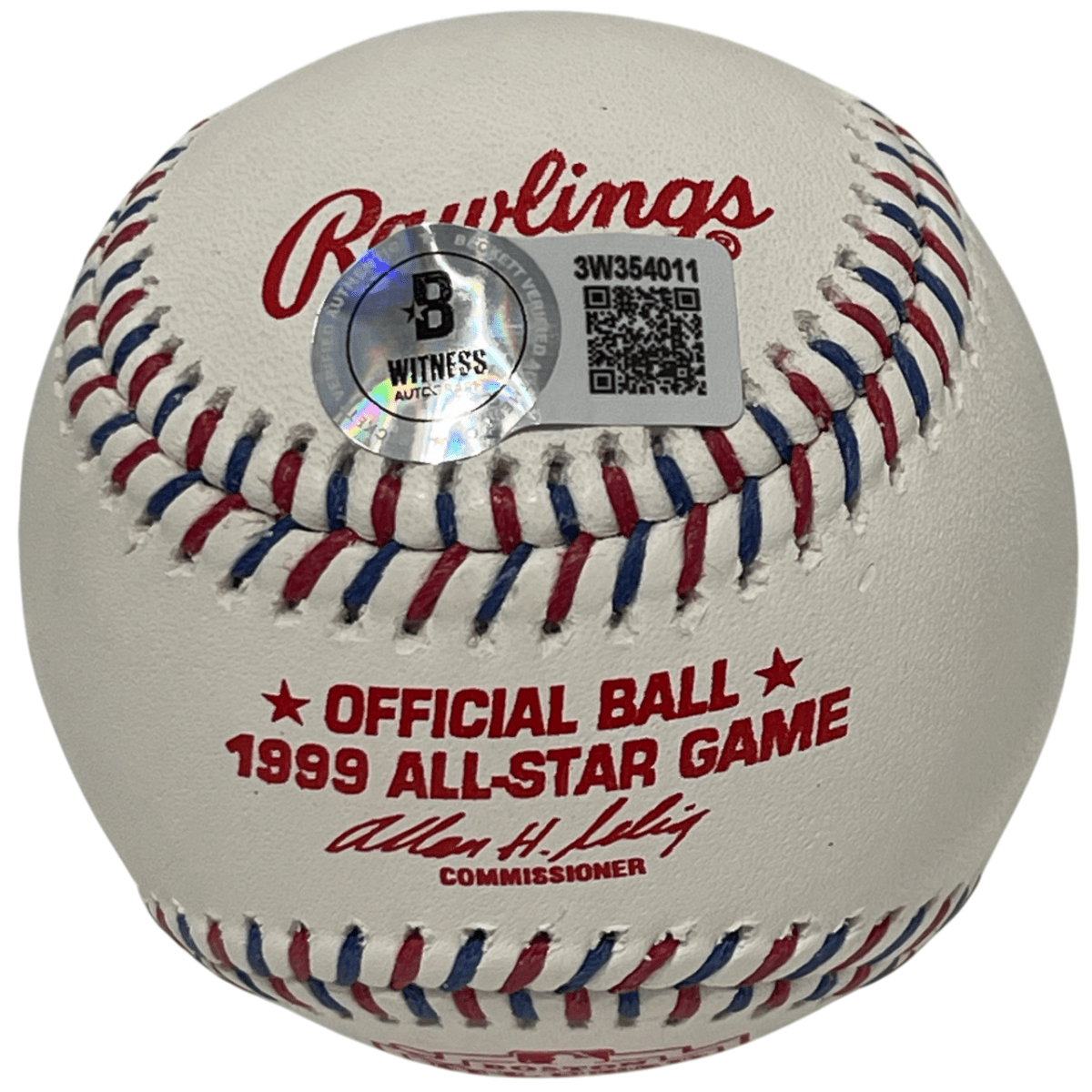 Pedro Martinez Signed 1999 All Star Game ASG Baseball Beckett Witness BAS COA