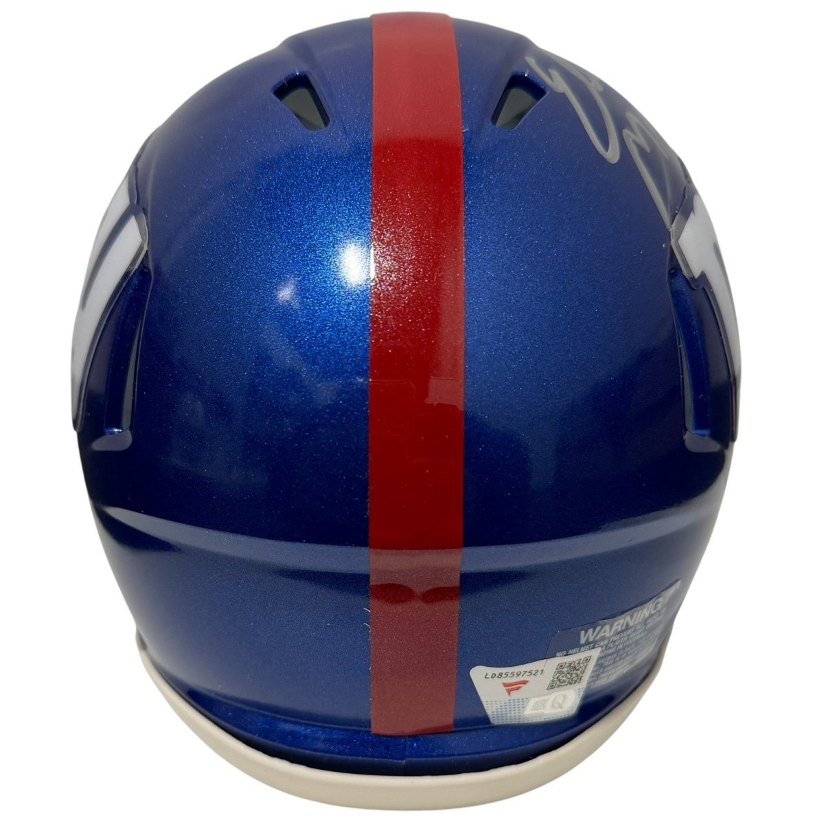 Eli Manning Signed Autographed New York Giants Speed Mini Helmet FANATICS COA