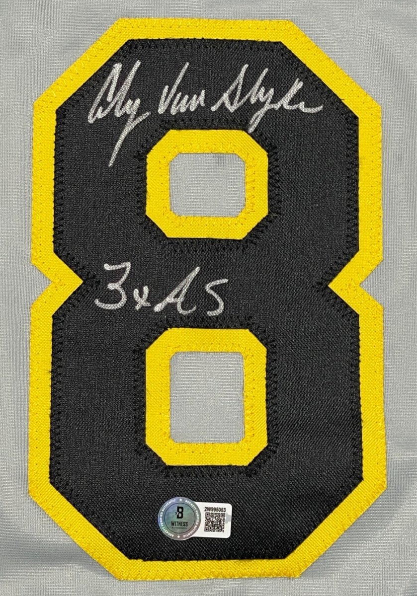 Andy Van Slyke Signed Pittsburgh Pirates Custom Jersey w 3x AS Beckett W BAS COA