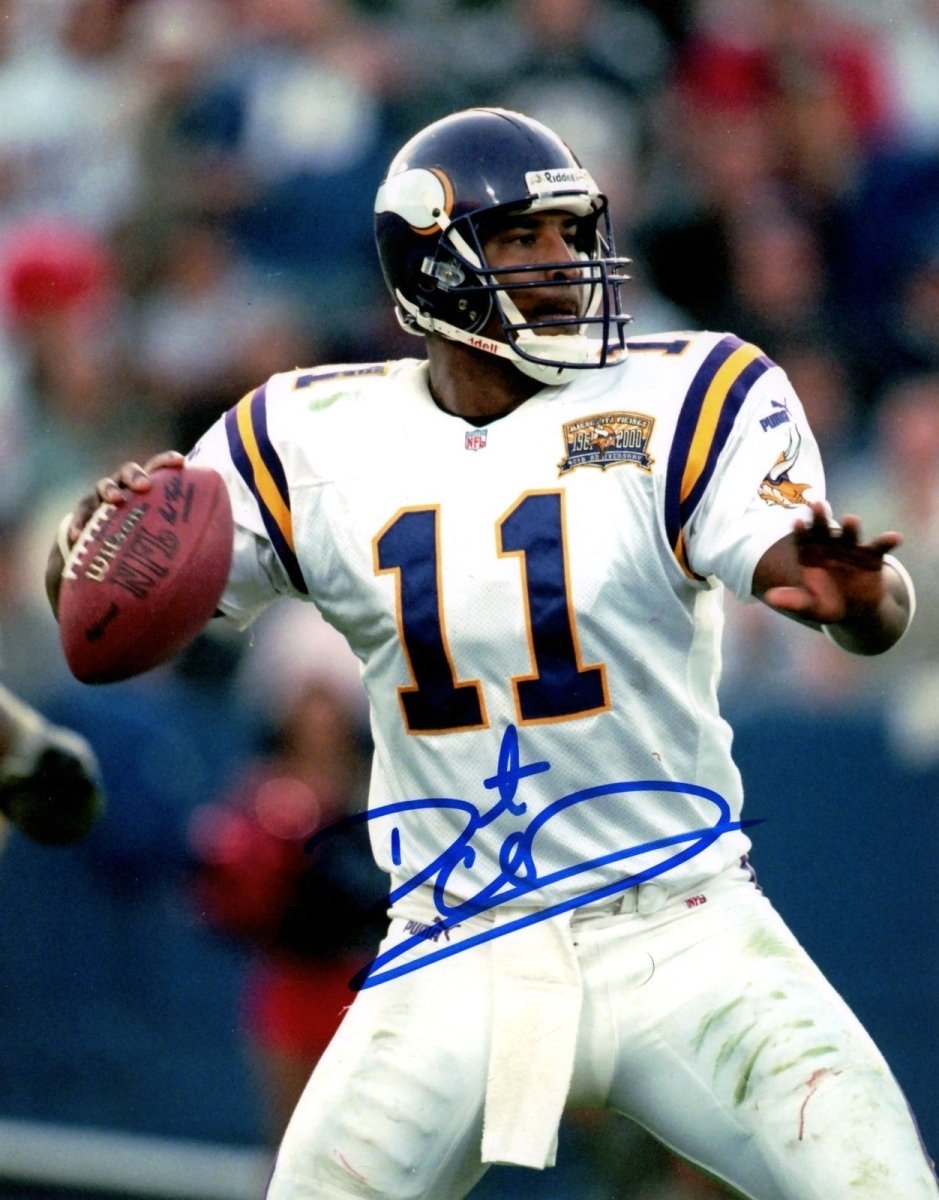Daunte Culpepper Signed Autographed Minnesota Vikings 8x10 Photo LSCM COA #2