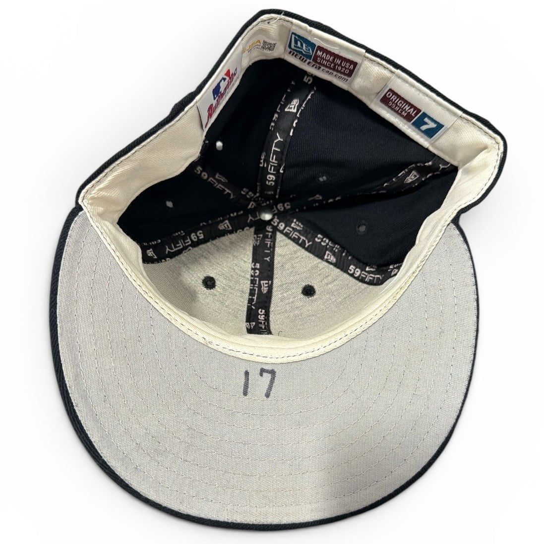 Mike Bordick Signed Game Used 2000 World Series New York Mets Hat JSA Wit. COA