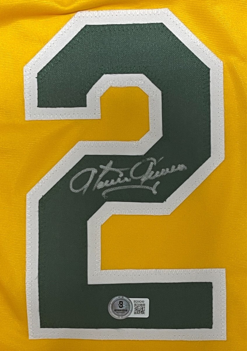 Tony Armas Signed Autographed Oakland Athletics Custom Jersey Beckett BAS COA