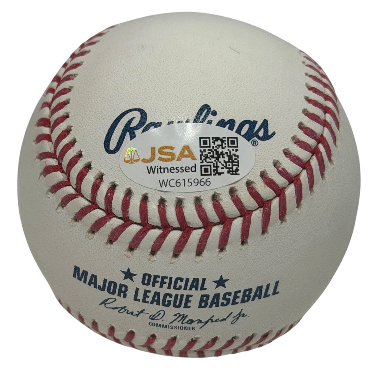 Devon White Signed Autographed ROMLB Baseball w/ 3x Insc JSA Witness COA