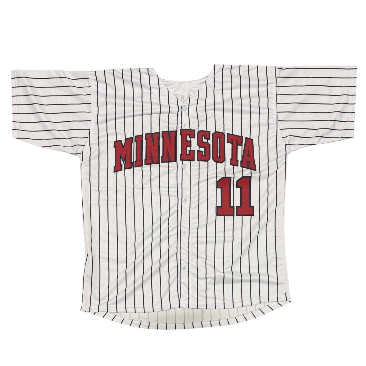 Chuck Knoblauch Signed Minnesota Twins Custom Jersey w/ 91 AL ROY JSA Wit COA W