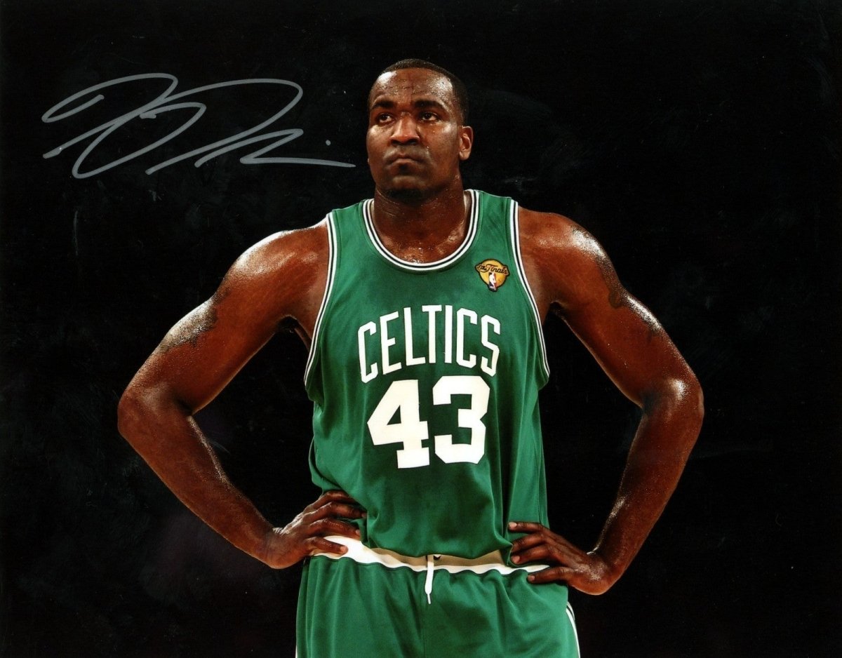 Kendrick Perkins Signed Autographed Boston Celtics 8x10 LSCM COA