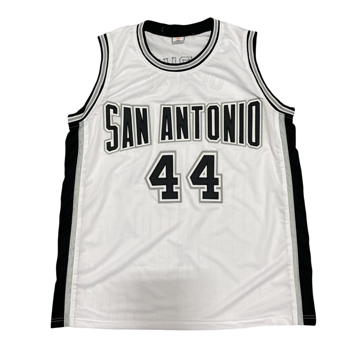 George Gervin Signed San Antonio Spurs Custom Jersey Beckett Witness BAS COA