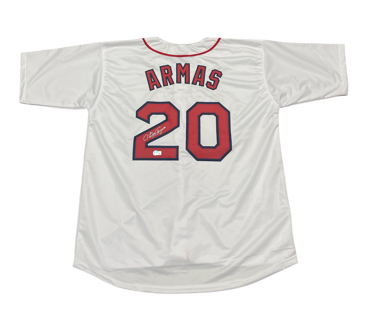 Tony Armas Signed Autographed Boston Red Sox Custom Jersey Beckett BAS COA