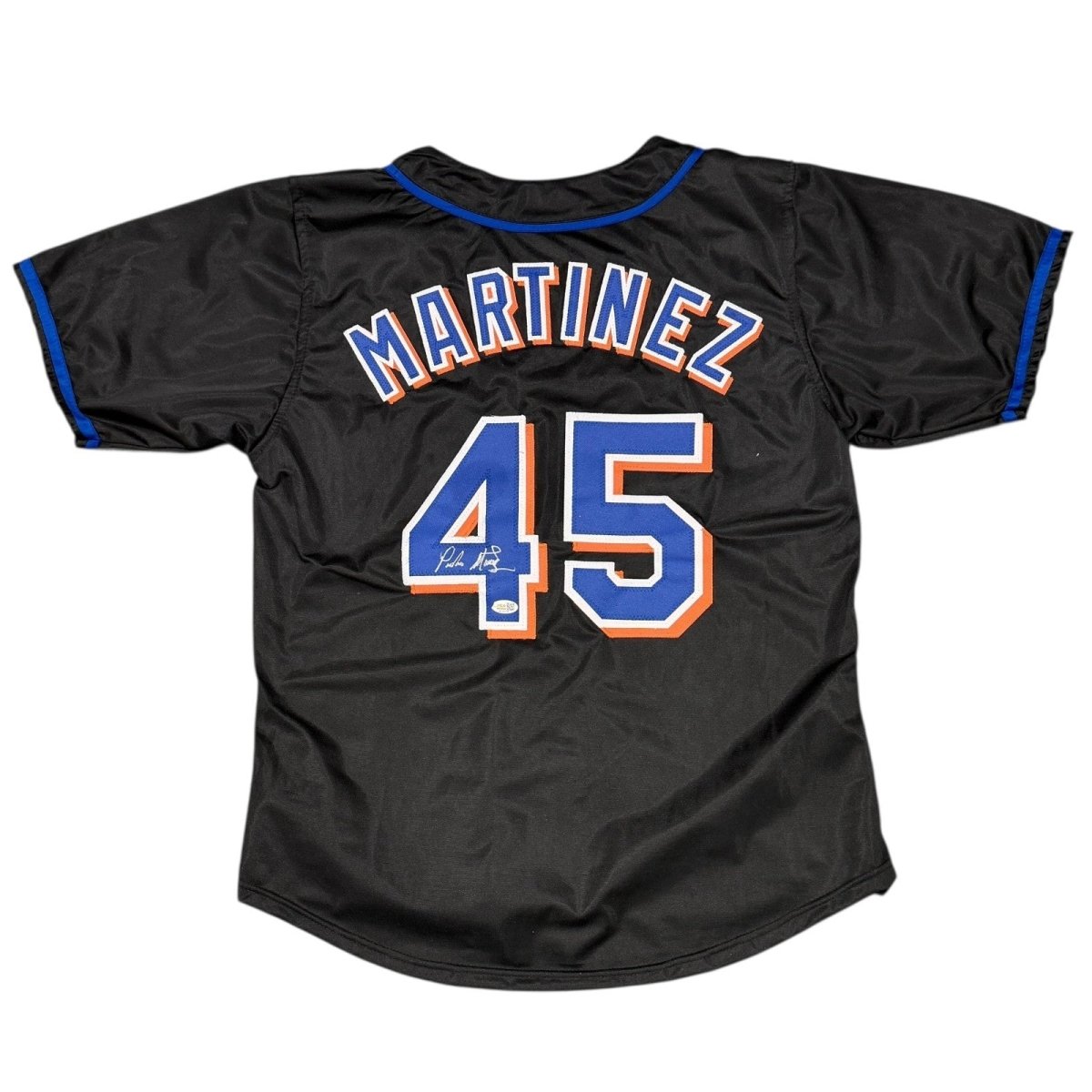 Pedro Martinez Signed Autographed New York Mets Custom Jersey JSA Witness COA